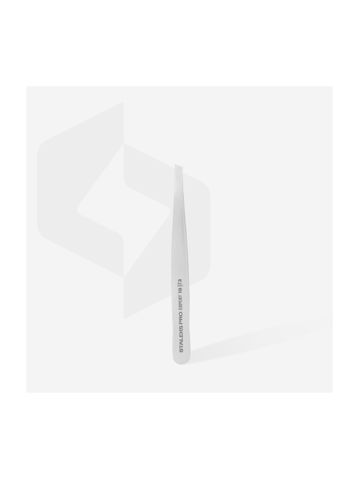 Пінцет для брів Staleks Pro EXPERT 10 TYPE 3 | Janelle
