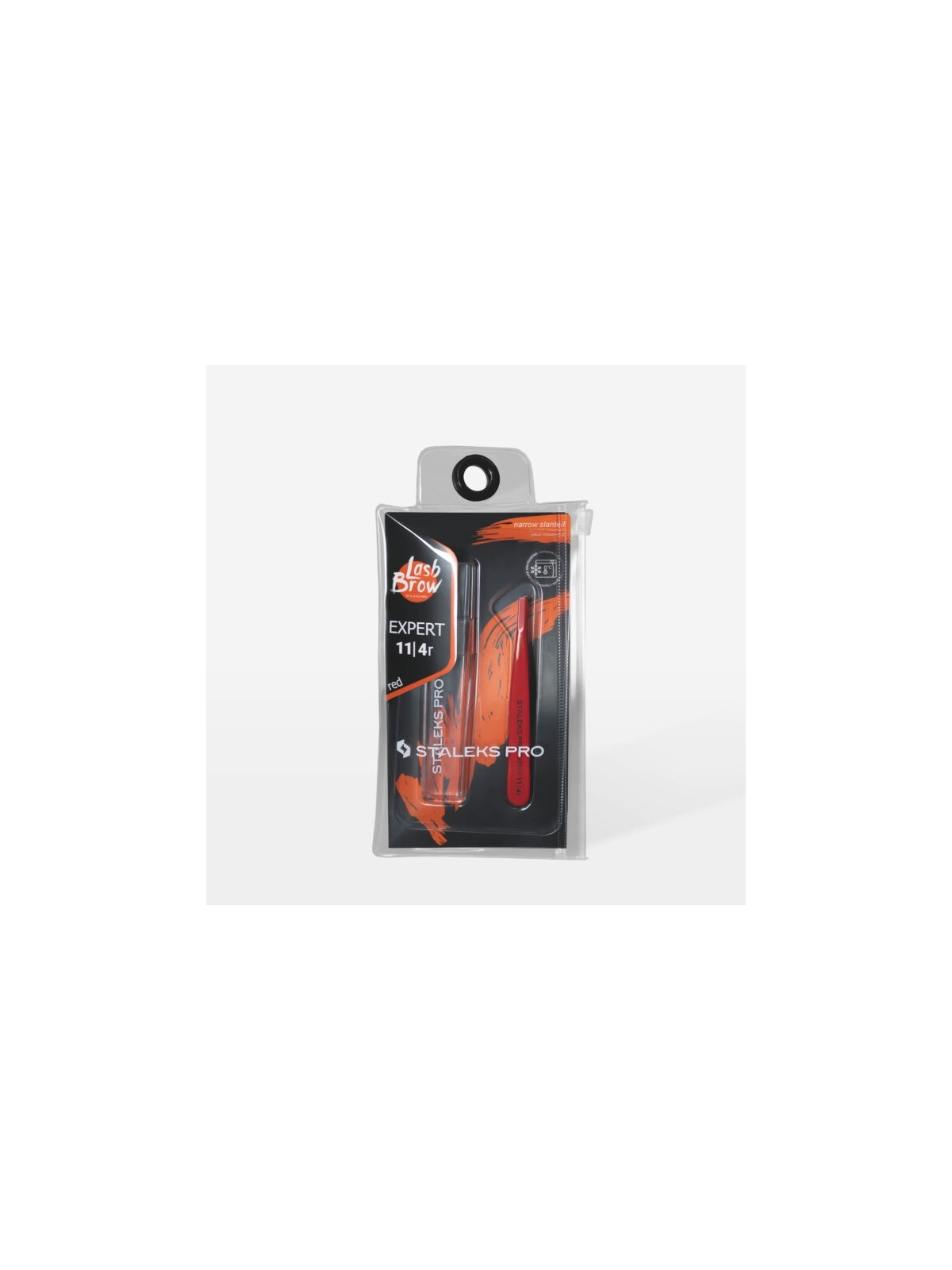 Staleks Pro EXPERT 11 TYPE 4r Red Eyebrow Tweezers | Janelle