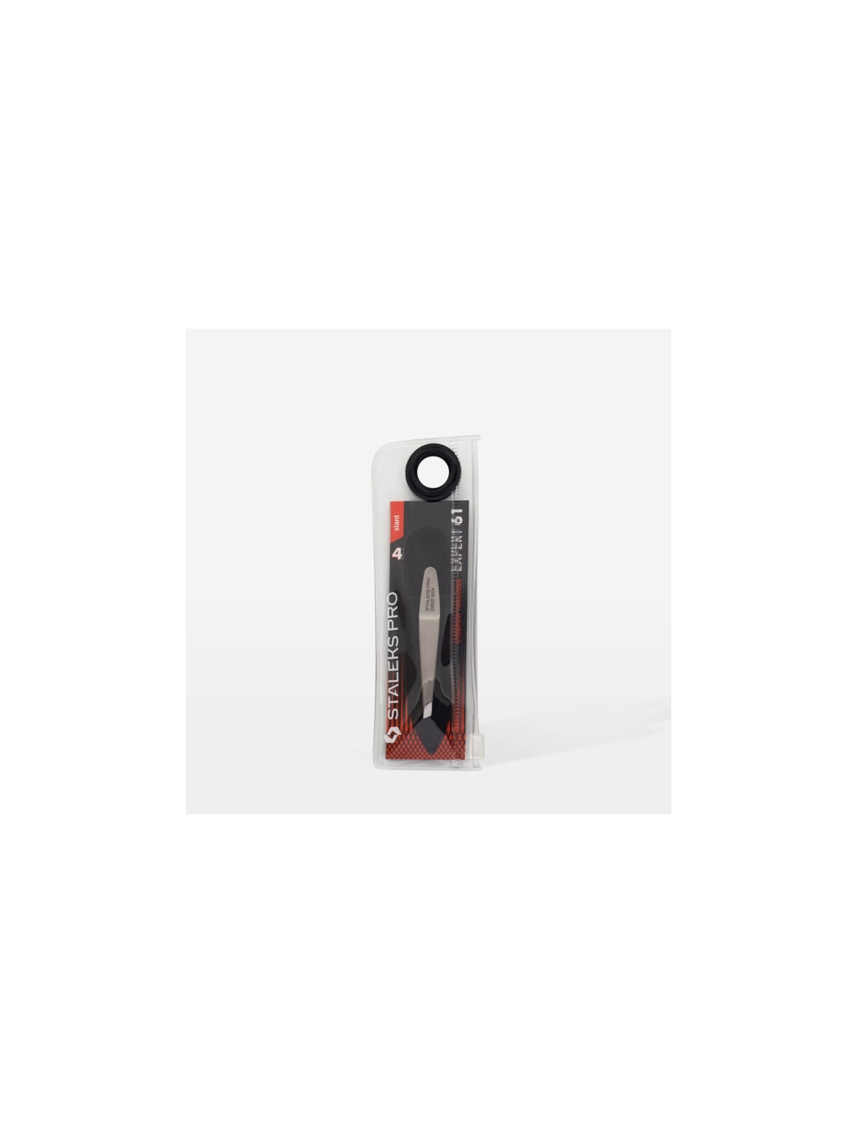 Pęseta do brwi Staleks Pro Expert 61 Typ 4 (wąska skośna) — kup w Janelle Shop