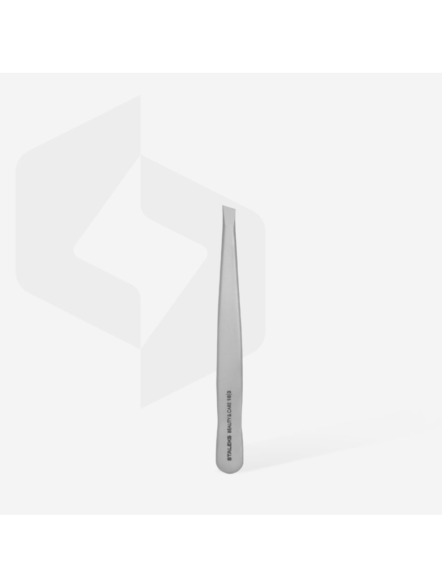 Staleks Beauty & Care 10 Type 3 Eyebrow Tweezers (Wide Beveled) — Janelle Shop