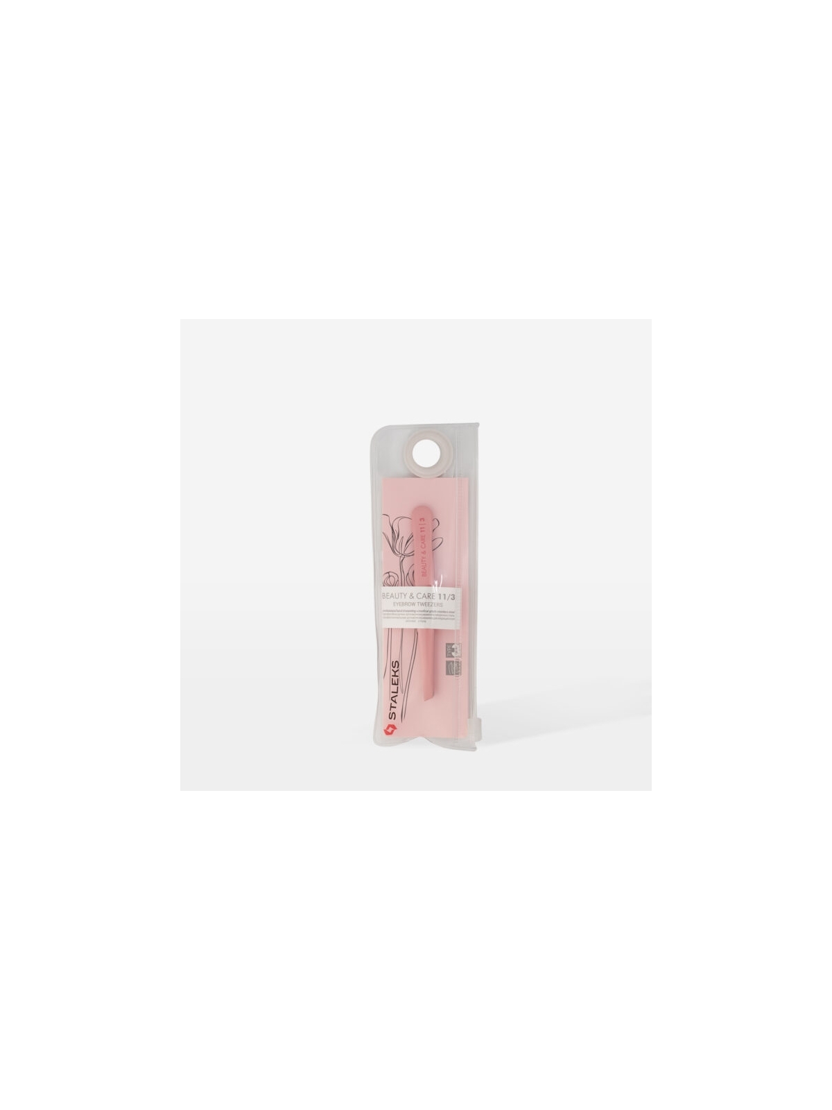 Pęseta do brwi Staleks Beauty & Care 11 Typ 3 (szeroka skośna) — Janelle Shop