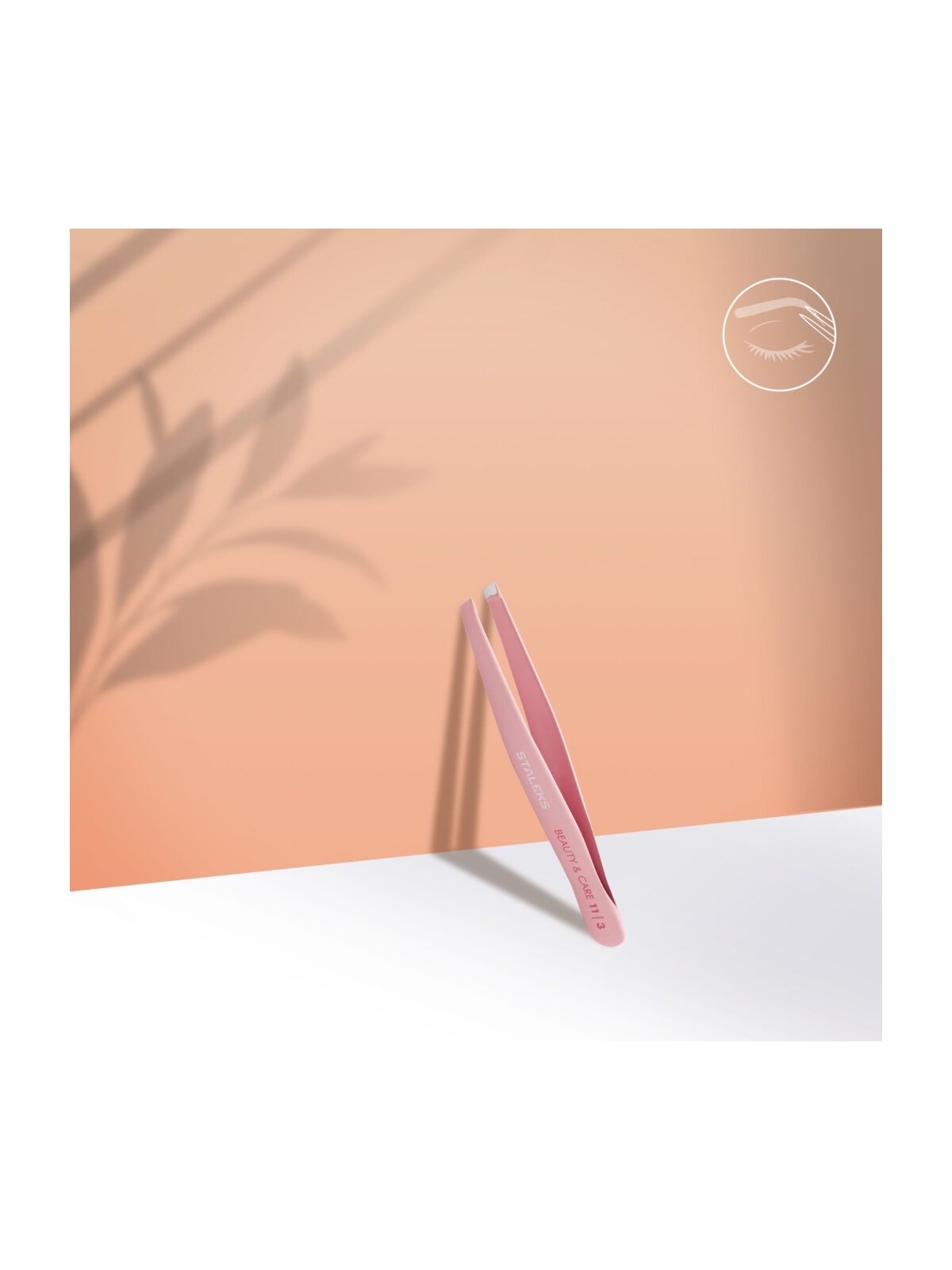Pęseta do brwi Staleks Beauty & Care 11 Typ 3 (szeroka skośna) — Janelle Shop