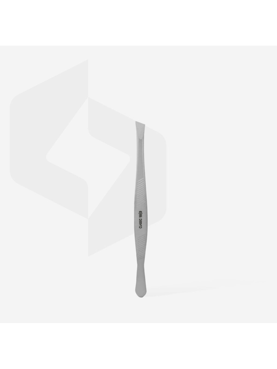 Pęseta do brwi Staleks Classic 10 Typ 3 (szeroka skośna) — Janelle Shop