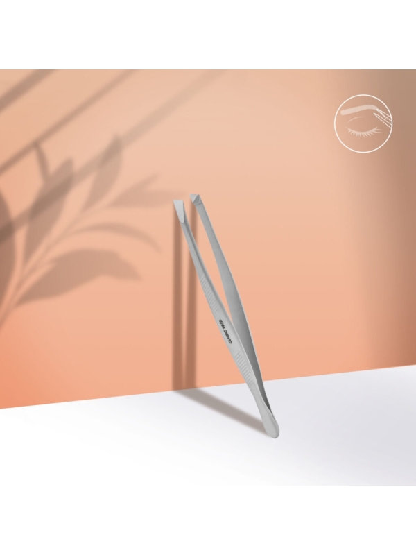 Staleks Classic 10 Type 3 Eyebrow Tweezers (Wide Beveled) — Janelle Shop