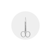 Scissors for Manicure, Pedicure, Lashes & Brows - Surgical steel